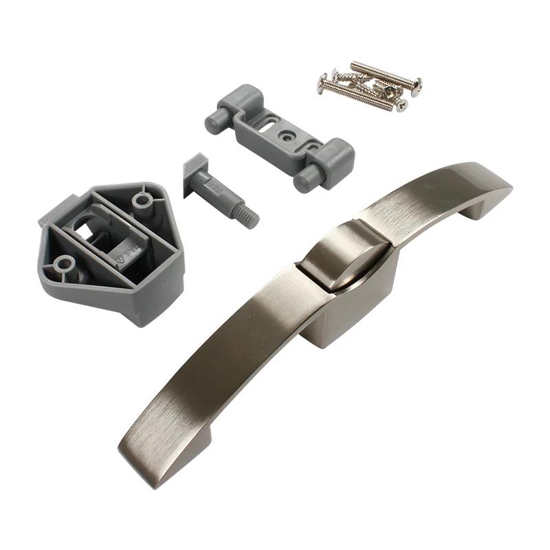 

Camper Cabinet Lock – 128mm Hole Distance Push Button Drawer Latch for RV, Caravan, Boat & Home Furniture–Motorhome Storage Lock