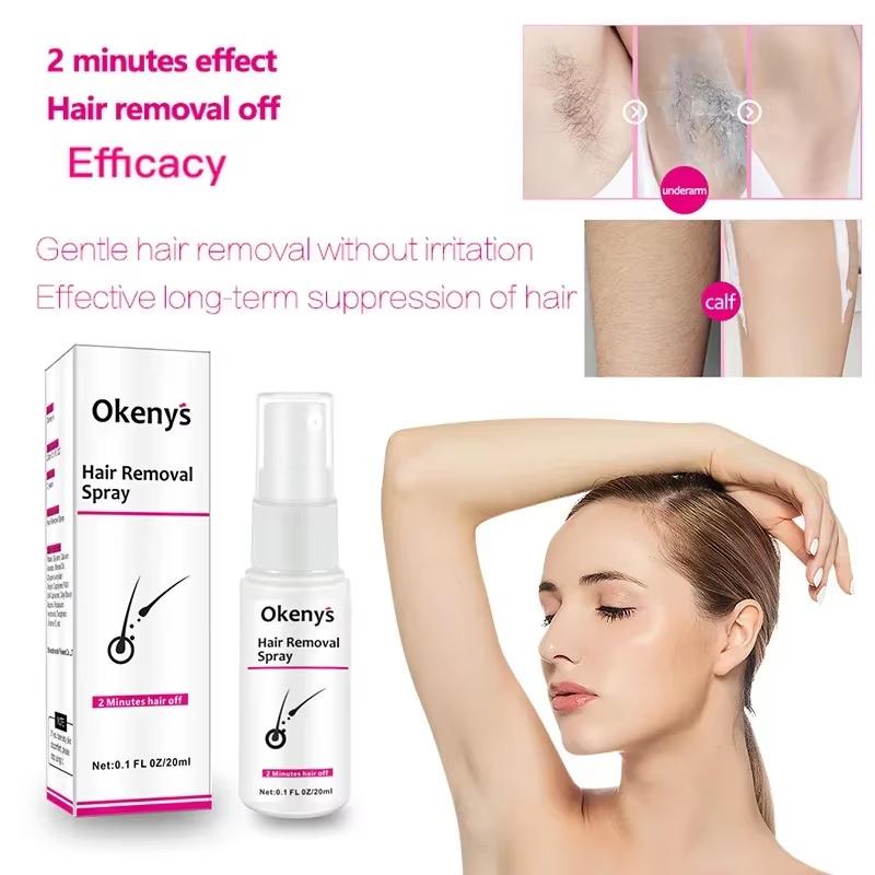 20Ml Fast Hair Removal Spray Painless Hair Growth Inhibitor Leg Arm Armpit Permanent Depilatory For Ladies Men Repair Care