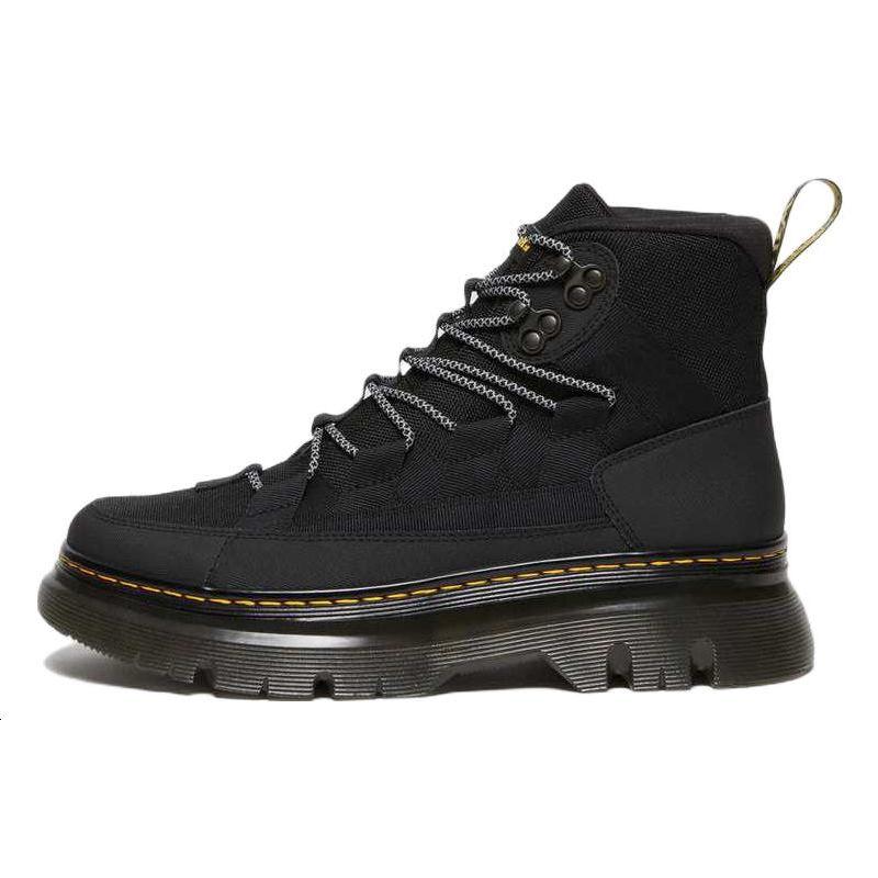 Dr. Martens Boury Round Toe Lace-Up Ankle Boots Unisex Boots Black 27831001