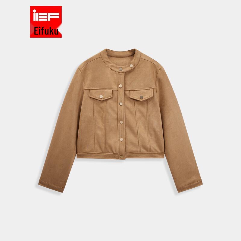 IEF 2025 Autumn Korean Style Suede Jacket L