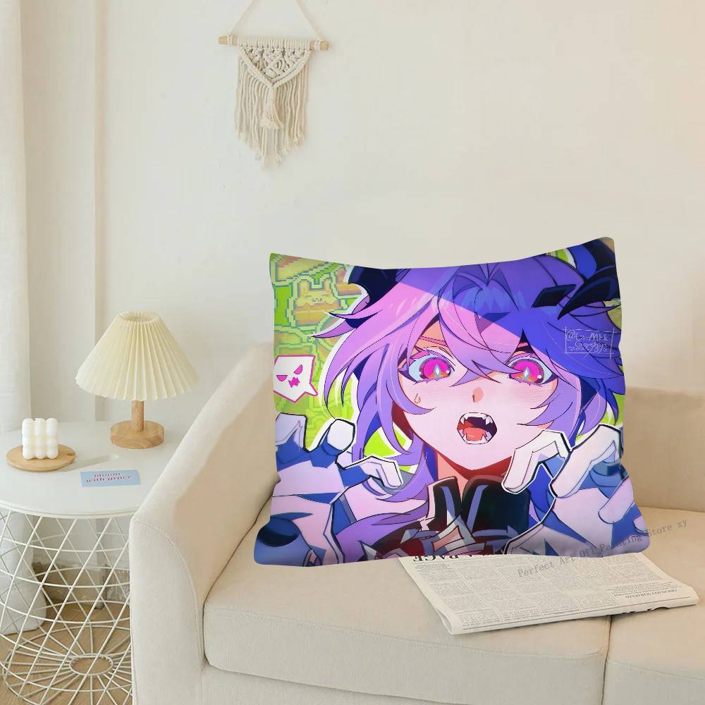 1Pc D-Durin Pillow Case Fashion Square Pillowcase Bedroom Sofa Room Ins Decoration Leisure