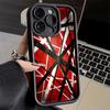 Phone Case for iPhone 17 Air 16E 15 16 Pro Max Eddie Van Halen Graphic Guitar Cover 14 Plus 13 12 Mini Soft Shell Silicone Funda