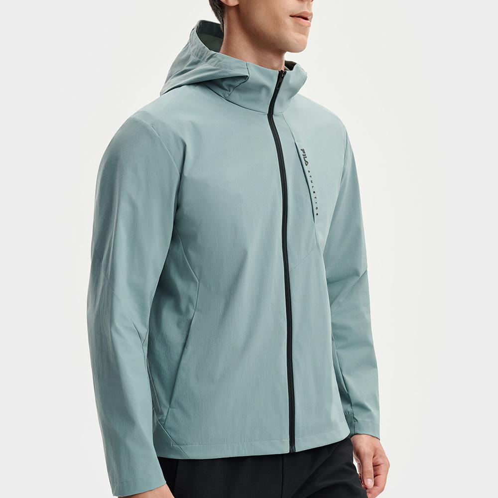 FILA Fitness Casual Trendy Minimalist Comfortable Woven Zip Jacket Men Jacket A11M541709FKK
