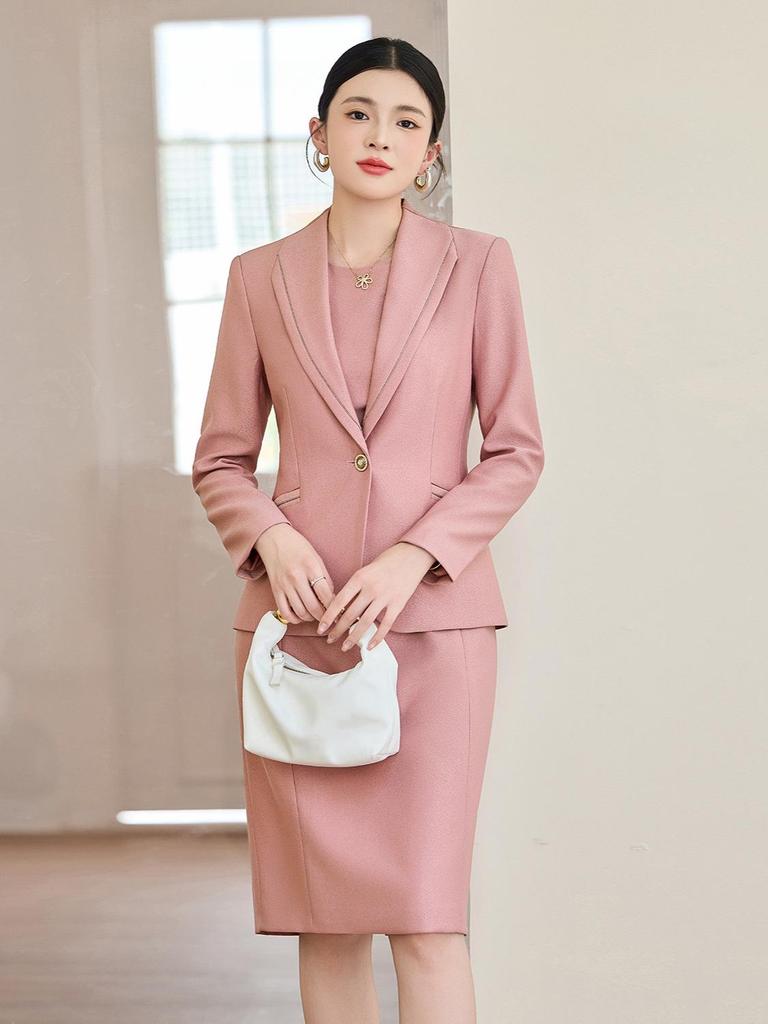 2025 Women's Spring Autumn Suit Dress Set: Elegant Workwear for Commuting and Formal Occasions