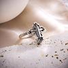 Exaggerated Rock and Roll Cross Flower Ring, Domineering Trendy Punk Retro European and American Trendy Men's
