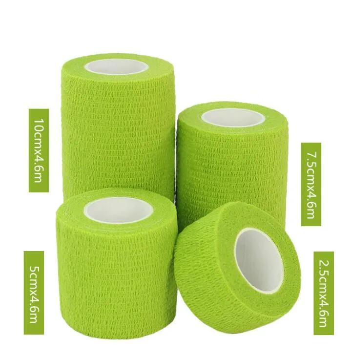 1PC Self-adhesive Elastic Bandage Elastoplast Sports Wrap Tape Sports Protector For Knee Finger Ankle Palm First Aid Kit