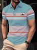 Printed Design - Non-Textured Men'S Summer Casual Short Sleeve