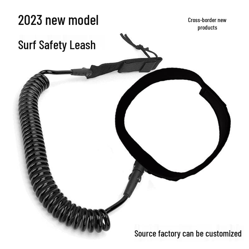 Elastic SUP Paddleboard Safety Waist Leash Transparent Green Waist Leash