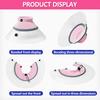 Adjustable Elizabeth Cat Collar Lightweight Anti-Bite Lick Transparent Health Training Pet Protective Collar for Cat Jouet Chats