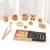 Playset Wooden Dessert With Western Pastries For Kid Play And Interaction Parent