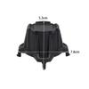 4 Pcs. Black Wheel Center Caps with Central Cap for Can-Am Maverick X3 Turbo R 2017-2020