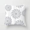 Gray Geometric Printing Sofa Cushion Cover Pillowcase Home Decor Party Car Bedding