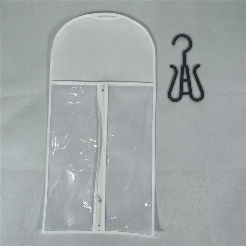 1pc Non-woven Fabric Wig Storage Bag, Wig Hanging Bag, Dust Cover