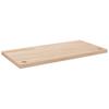Blat Biurka, 80X40X2,5 Cm, Lite Drewno Sosnowe