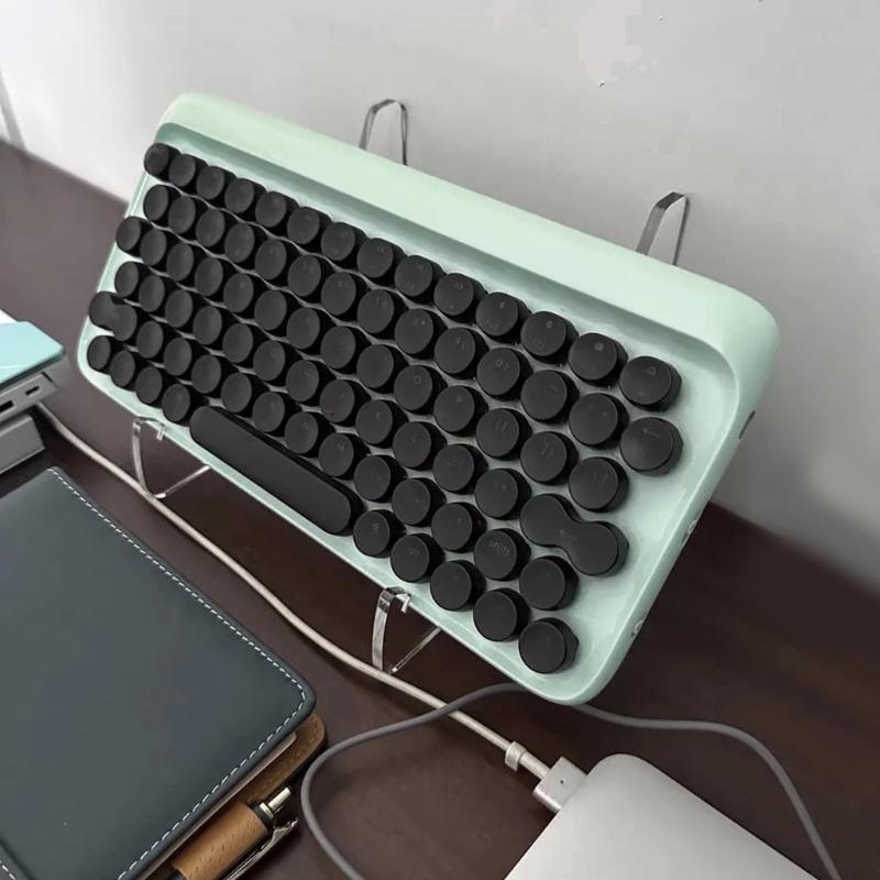 Acrylic Keyboard Stand Computer Mechanical Keyboard Rack Storage Mechanical Keyboard Holder for Gaming Programming