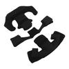 Helmet Lining Set Nylon Sponge Helmet Pads Chin Strap Replacement for ACH for MICH for Wendy for FMA for EXF Helmets Black Sponge