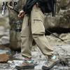 JEEP SPIRIT Herren Cargo Paratrooper Hose mit lockerem Schnitt