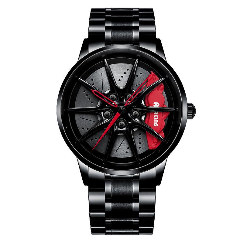 SVJ Automotive-Inspired Hollow Dial Quartz Watch
