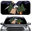 Car Sunshade with Outdoor Camping Design - Customizable Front Windshield Cover