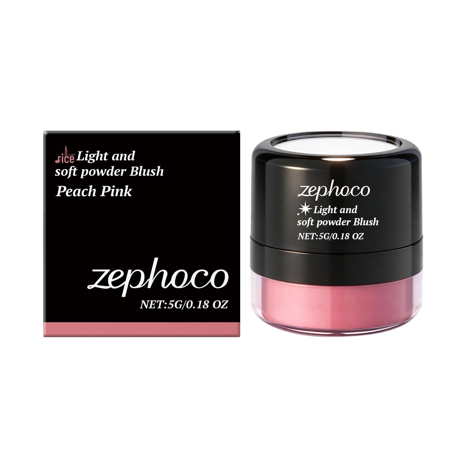 Zephoco Soft Matte Blush: Rosy Natural Glow & Contour 5g (Export Only, Not for Domestic Sale)