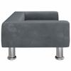 VidaXL Children's Sofa Dark Grey 70x45x26.5 Cm Velvet 3196331