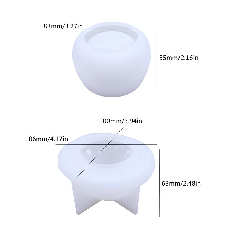 Box Resin Molds,Jewelry Box Molds,Mushroom Silicone Resin Mold Storage Box Mold Epoxy Resin Casting Mold for Home Decor