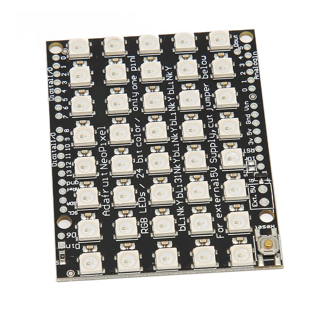 WS2812B 5050 RGB LED mit integriertem Treiber 5x8 40 Bits Vollfarb-Licht-Entwicklungsplatine für Hotel
