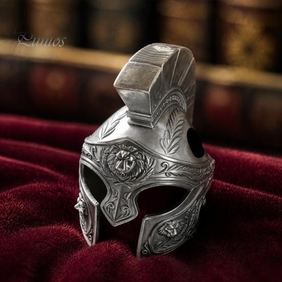 Roman Warrior Pet Mask Centurion Cat Helmet, 3D Printed Mask, Safe Headwear Funny Cosplay for Party Costume Accessories