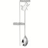 1pc, Dessert Spoon, Stainless Steel Coffee Spoon, Cute Milk Spoon, Kawaii Cat Stirring Spoon, Reusable Ice Cream Spoon, Washable Dessert Spoon