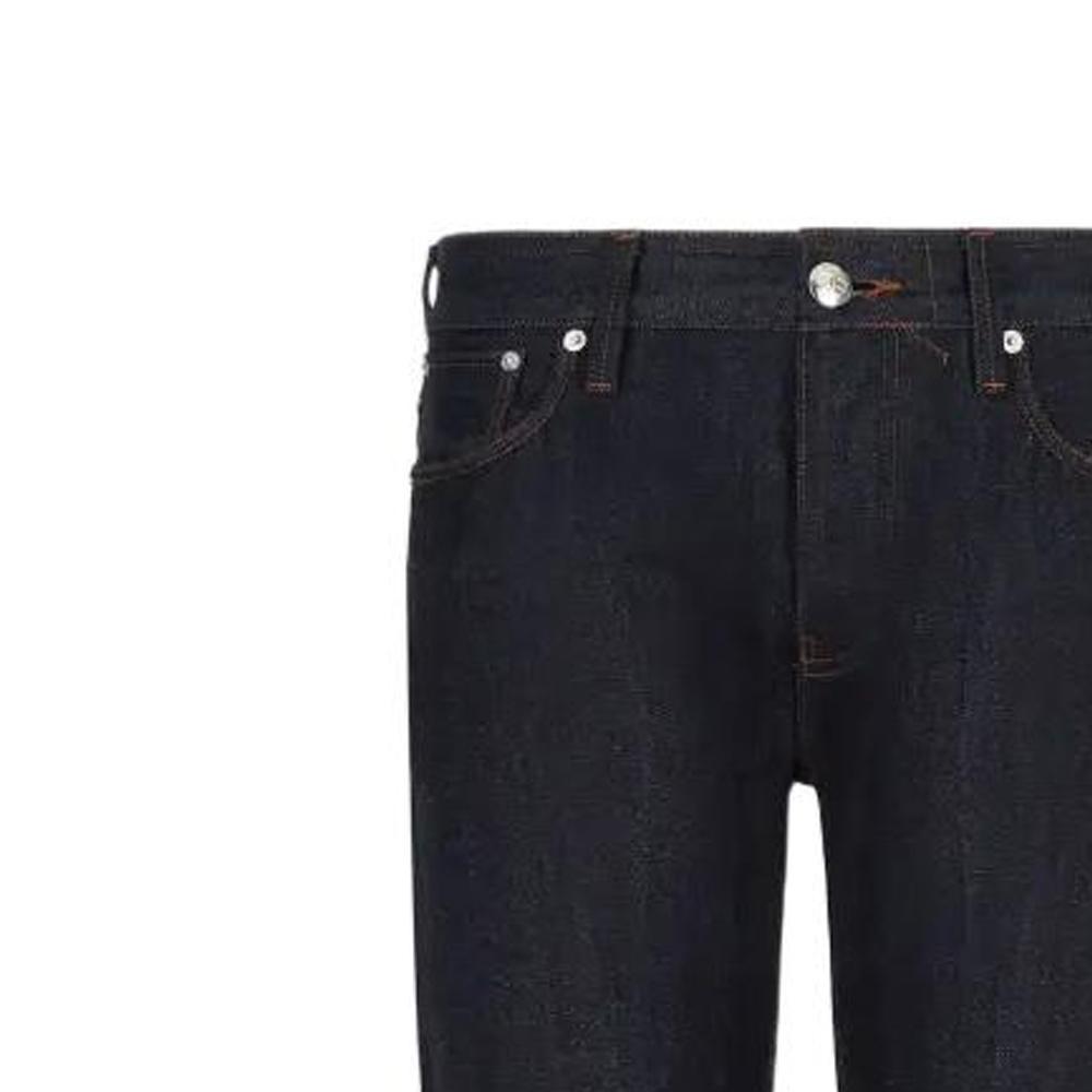Emporio Armani Jeans Men's Navy Blue Moderate Straight Fit Pants 6L1J75-1DJMZ-0941