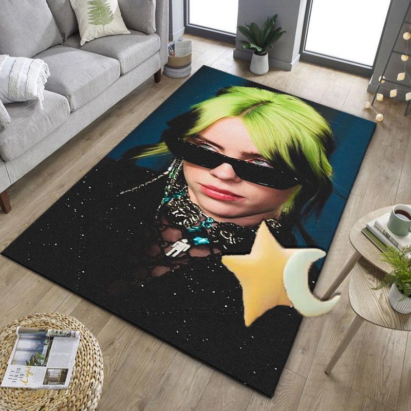 Bi-llie music Artwork Office Rug Chair Mat, Game Carpet, Suitable for Front Door, Bedroom, Living Room, Desk, Holiday Gift