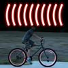10pcs Adhesive Reflective Tape Cycling Safety Warning Sticker Bike Reflector Tape Strip for Car