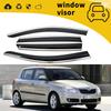 Compatible Rain Guards for 2008-2017 Skoda Fabia - Door Deflectors and Window Shields