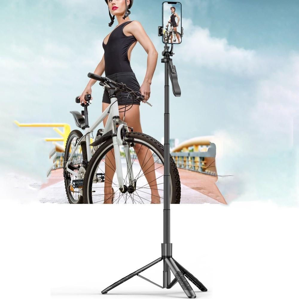Portable Handheld Telescopic Selfie Stick 1.53m Selfie Stick Tripod  Live Broadcast