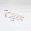 Metal U-Shaped Hair Fork Elegant Simple Alloy Long Thick Hair French Hairpin Hair Stick Women Girls Hair Clip Hair Accessories