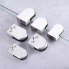4pcs Stainless Steel Glass Clamp Adjustable Shelves Support Bracket Fish Mouth Railing Glass Fixed Clip for 6-8mm 8-10mm 10-12mm