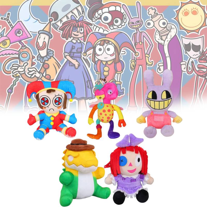 The Digital Amazing Circus Plush Toy Cute Cartoon Children Holiday Doll Gift