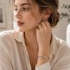 Custom Stainless Steel Starry Bangle Bracelet Women Tarnish Free Titanium Steel Luxury European Style Jewelry