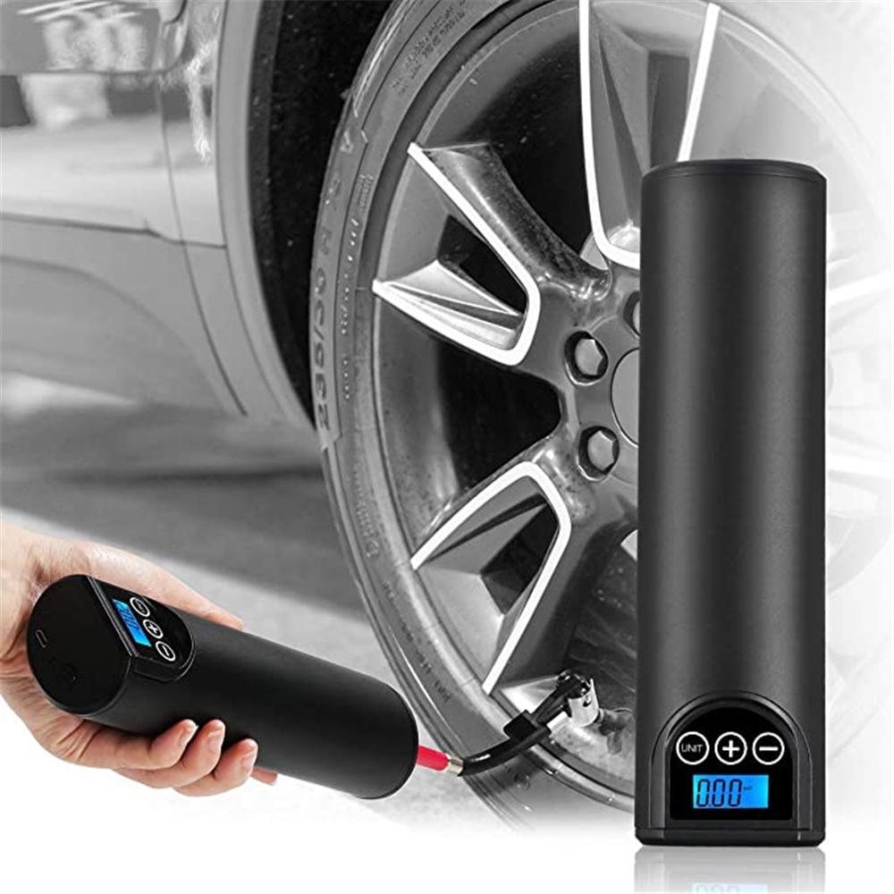 Portable Tire Inflator 12V 150PSI Rechargeable Air Pump Tire Cordless Compressor Digital Car Tire Air Pump For Car Bicycle Tire