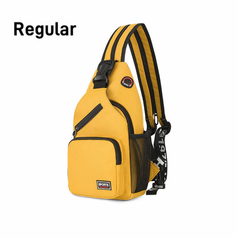 Women Chest Bags Adjustable Backpack and Single Shoulder Bag With Earphone Hole Girl Small Sports Travel Messenger Oxford Bag