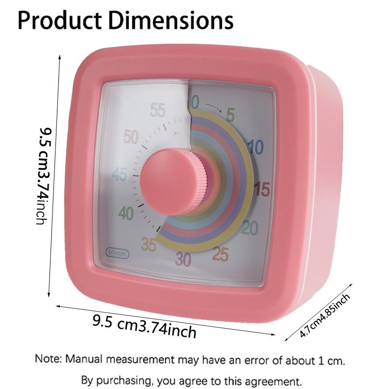 Timer Kids Self Discipline Device Visual Time Management Tool Primary School Students Study Homework Focus Aid Learning Clock