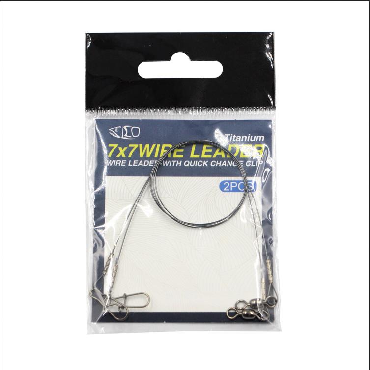 Fil de Pêche en Titane Haute Résistance Fil de Pêche à Haute Résistance à la Traction pour la Pêche en Eau Salée et en Eau Douce