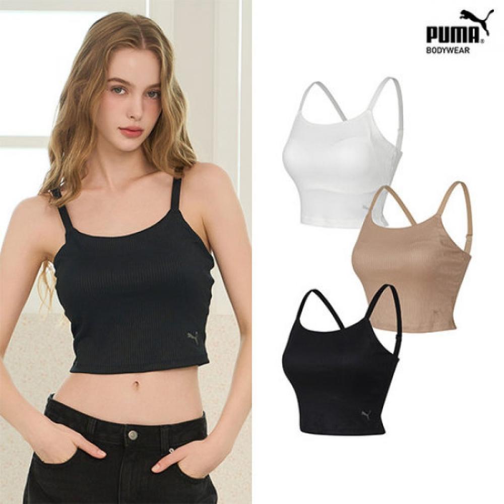 

Puma Женский комплект из 3-х бюстгальтеров-топов в рубчик Drycell S Color:PMFYKCP11/00/size:090