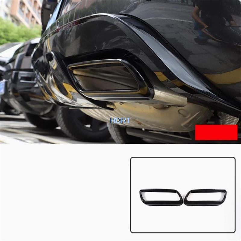 Car Styling Exhaust Pipe Cover Tail Throat Frame Body Accessories Exterior Sticker For Land Rover Range Rover Sport L461  +