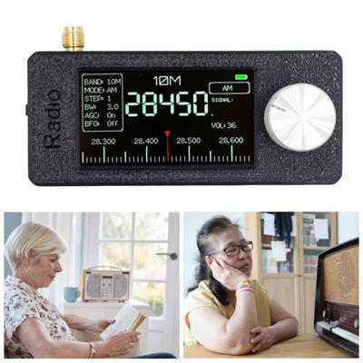 SI4732 0.5-108mhz Pocket Mini Radio 1.9inch IPS Screen All Band Radio Receiver LSB USB AM FM FM/AM Radio HF SW MW VHF Radio