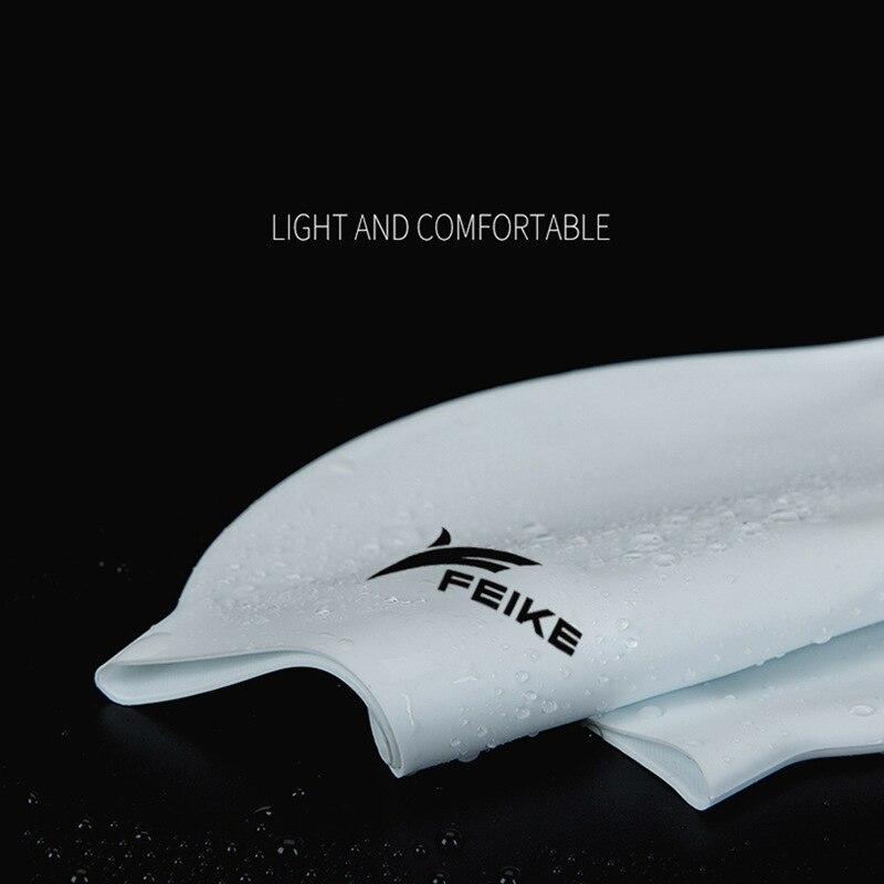 Czepek silikonowy Kobiety Mężczyźni Wodoodporna, wysoka elastyczność Kapelusz do basenu z długimi włosami Sport Basen do nurkowania Kapelusz dla dorosłych Nastolatki