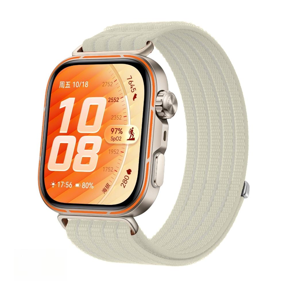 Official Nylon Loop Woven Strap for HUAWEI WATCH FIT 5/4 Pro Braided Comfortable Breathable Wristband for Huawei Watch Fit 5-4-3