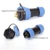 SP21 23-Pin Male-Female IP68 Waterproof Industrial Aviation Connector