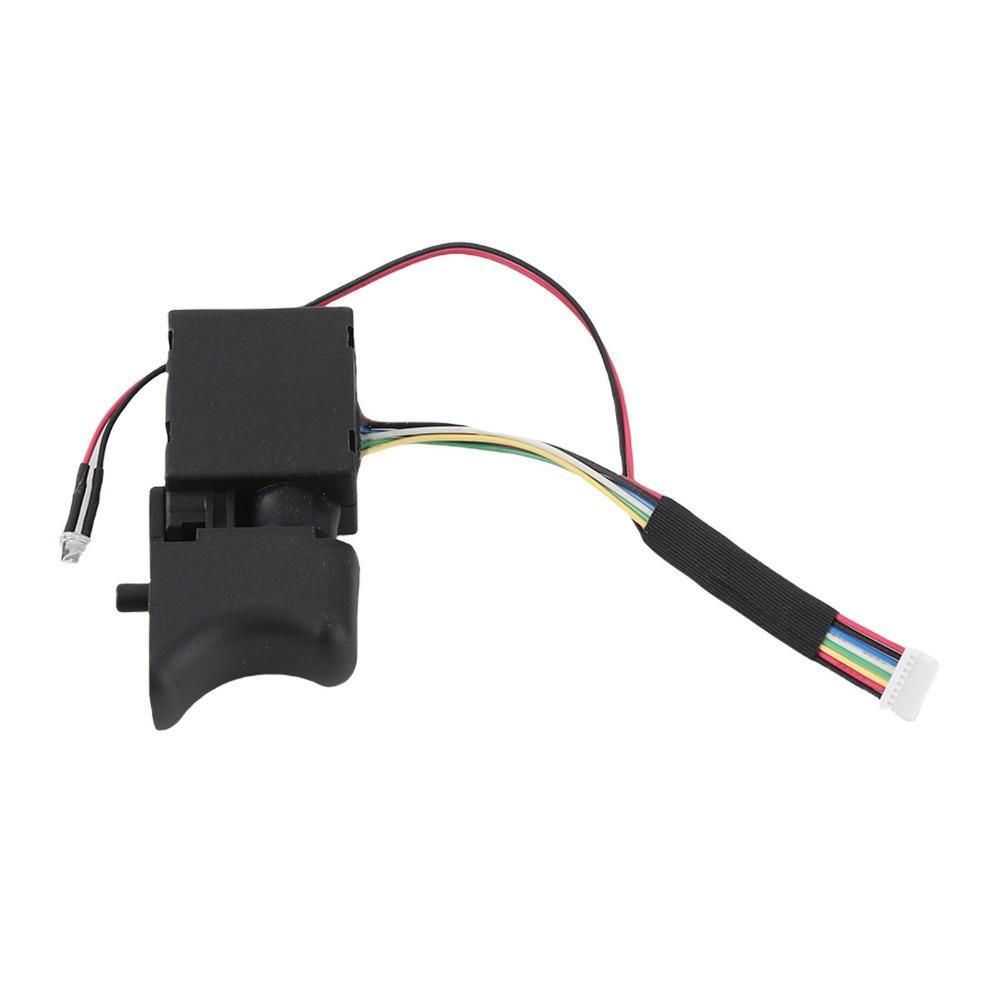 Push Button Electric Drill Trigger Switch CW/CCW Speed Control Switch  Replacement Parts