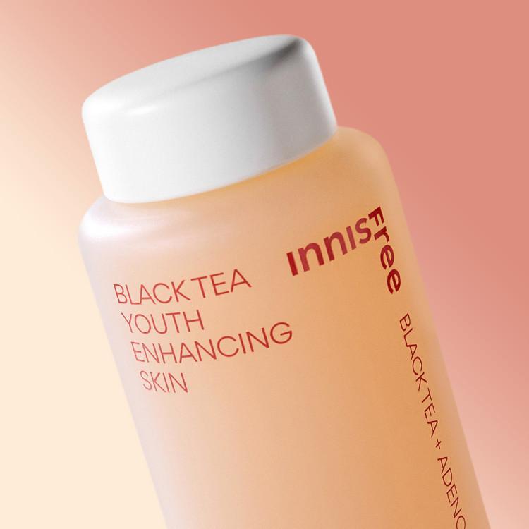 Innisfree Black Tea Youth Enhancing Skin Care 2-piece Set, Korean Cosmetics